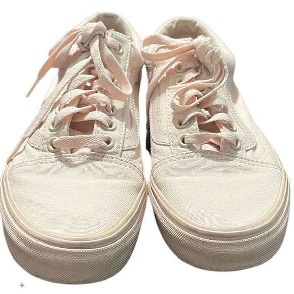 Vans Shoes - Vans Pink Canvas Sneakers with Signature Stripe